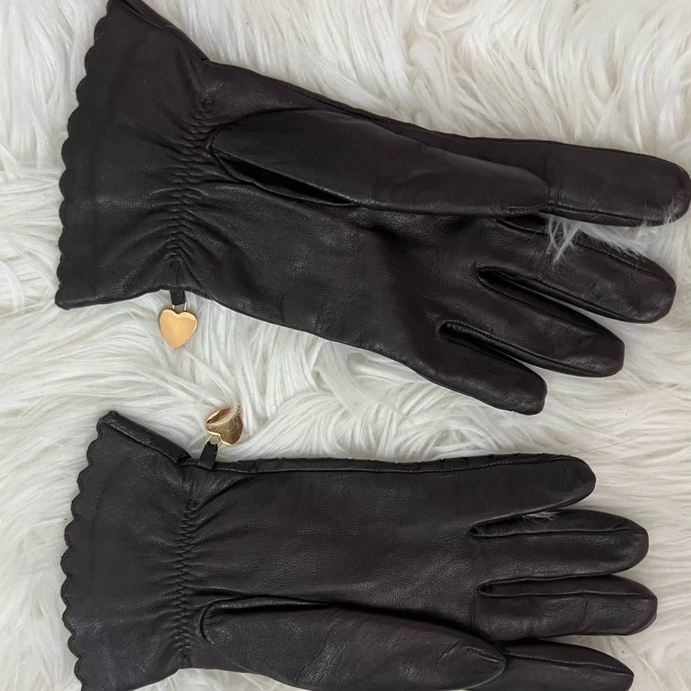 Moschino leather gloves - Picture 4 of 7